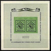 1943, W18** Block Genf postfrisch (15121)