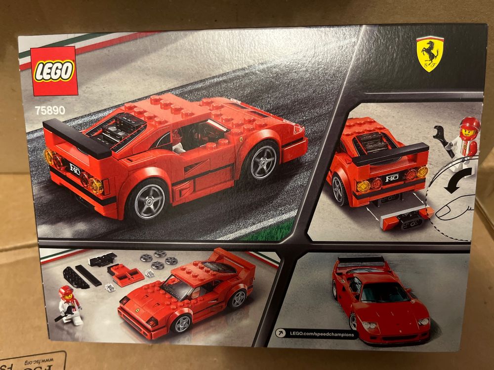 LEGO 75890 Speed Champions Ferrari F40 (Neu und originalverpackt) in ...
