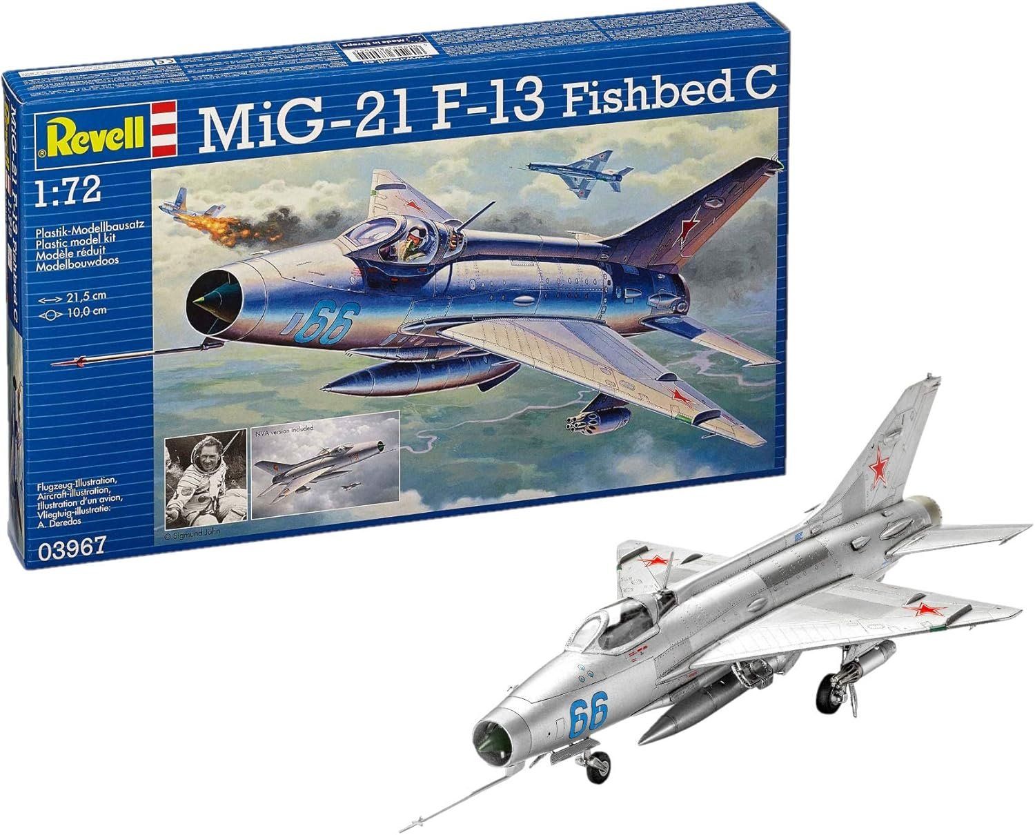 Revell Kit di modellismo & Modellini statici: Revell Mig-21F-13 Fishbed C   1:72 – Nuovo (secondo la descrizione) da Farvagny-le-Grand venduto da LaCaverne