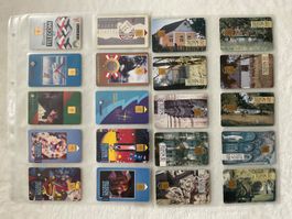190 verschiedene Telefonkarten Ungarn im Album
