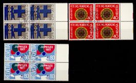 1977, Sonderpostmarken, Viererblöcke, ET