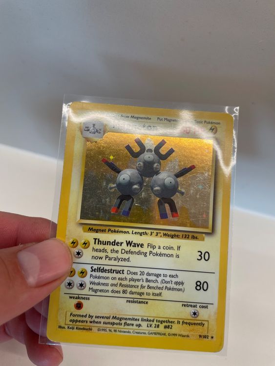 Pokémon Carte collezionabili: Magneton Holo Base 1999 – Usato da Arlesheim venduto da WungaBunga 2
