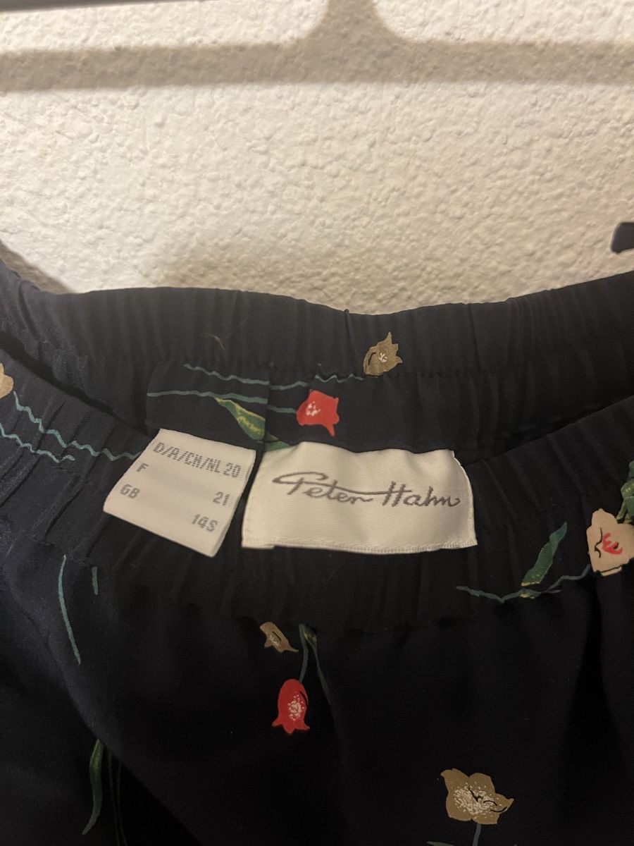 Peter Hahn Gonne: Rock Peter Hahn Seide Blumenmuster schwarz Grösse 20 – Usato da Baden venduto da jul_gwh7 3