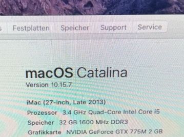 Apple PCs: iMac 27 Zoll 2013 1 TB HDD 32 GB Display – Gebraucht aus Trübbach von -_Beat_- 3