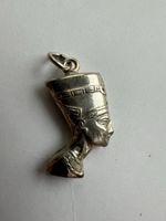 Vintage Egyptian Revival Bust Of Nefertiti Pendant