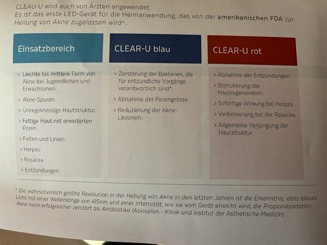 Attrezzature mediche: Akne Licht Behandlung / Therapie – Usato da Nottwil venduto da Frontal 3