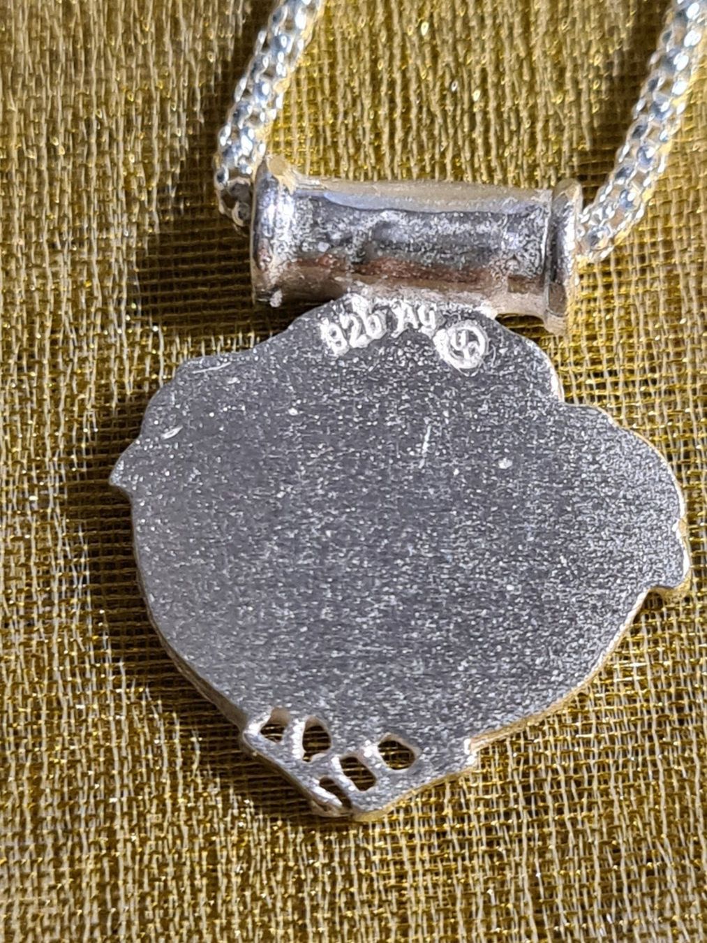 Ketten: Jugendstil w- schönes Collier Silber 925 Lebensbaum Email – Neu (gemäss Beschreibung) aus Basel von ivoli 2