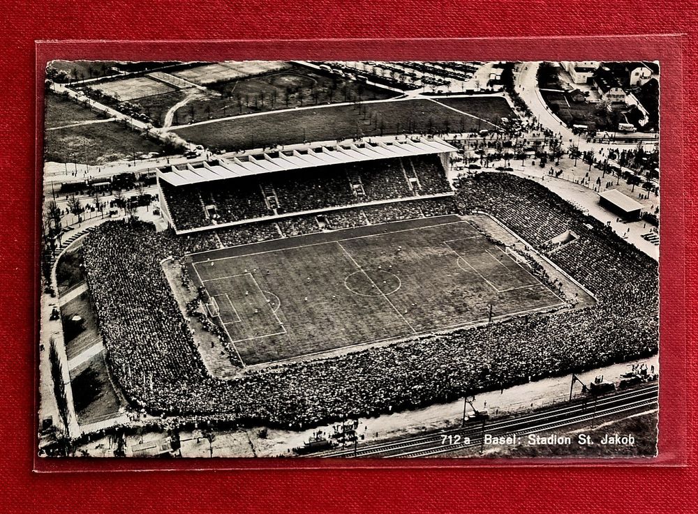 Basel Fussball Stadion Fussball WM 1954 Volles Joggeli Kaufen
