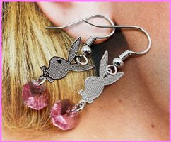 Sexy Häschen Ohrhänger mit Swarovski