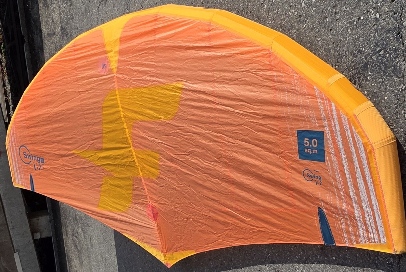 Surf: F-One Swing V.2 Wing 5.0 sqm – D'occasion à Goldau par antch