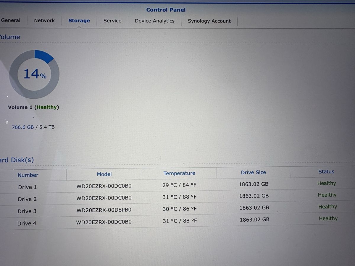 Synology Server: Synology DS412+ inkl. 4 x 2TB Disks – Usato da Eggersriet venduto da Ck761 4