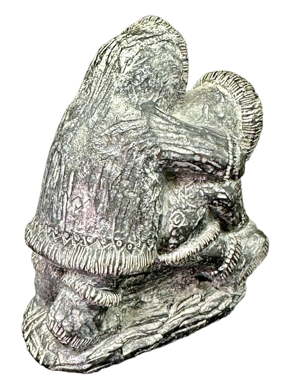 Sculture & Statue: WOLF sculpture inuite originale en stéatite. Canada – Usato da Morges venduto da magicle 6
