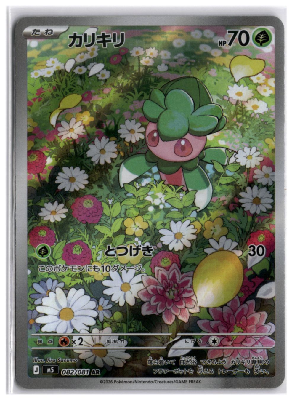 Pokémon Carte collezionabili: Fomantis (m5 082) AR – Nuovo (secondo la descrizione) da Andwil TG venduto da Artrarecards_Etter
