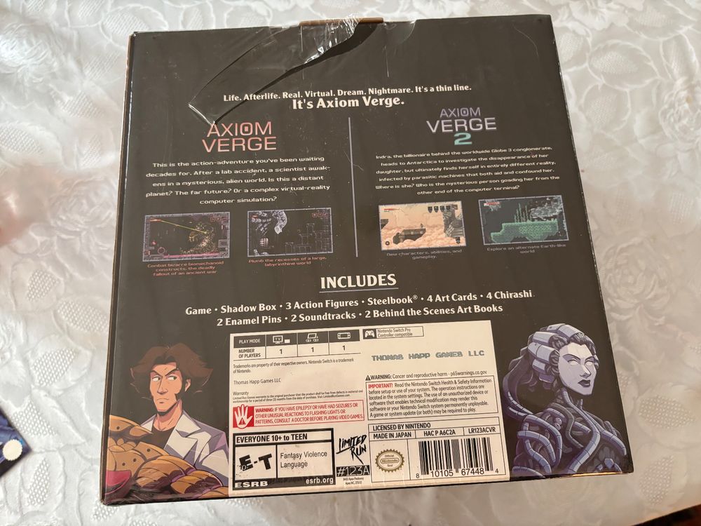 Axiom Verge 1 & 2 Double Pack Collector's Edition - Switch - Limited Run #123