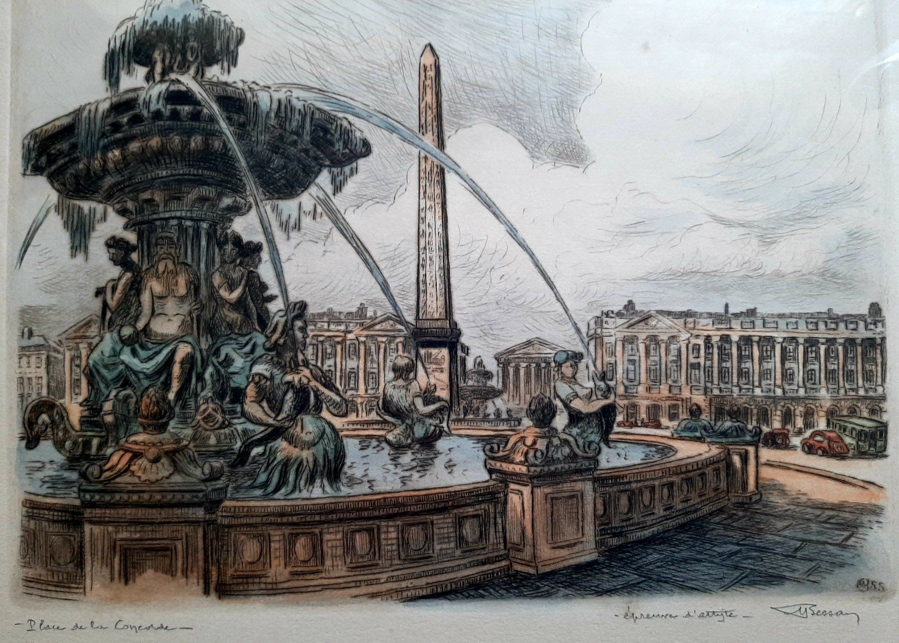 Grafica & Litografie: Epreuve d'artiste Marcel Bessan – Usato da Montet (Glâne) venduto da Koada2 4