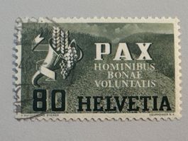 1945, PAX, ZNr. 269, gestempelt / signiert