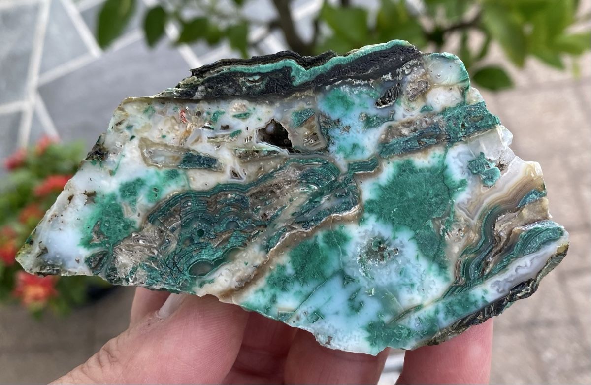 Minerali & Pietre curative: Schönes Stück Malachit Azurit  – Usato da Selzach venduto da 321compac 9