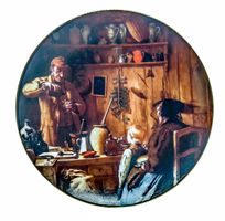 Langenthal Teller plat Anker Der Quacksalber Le Charlatan