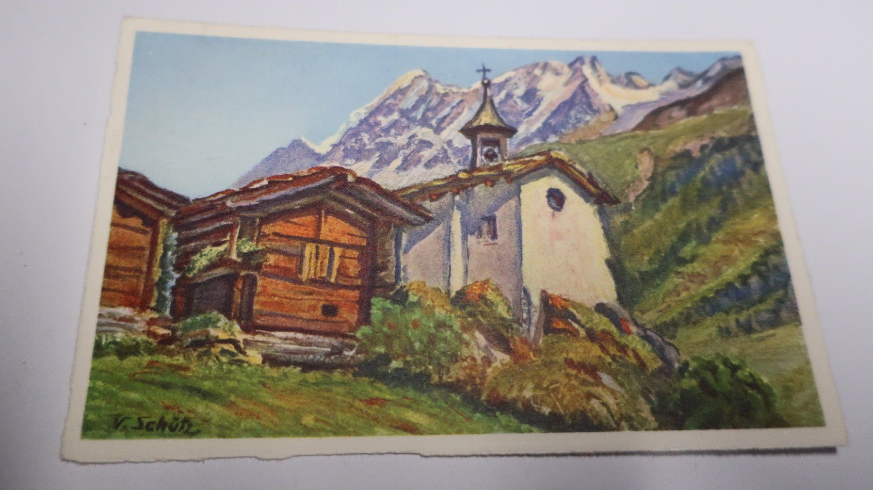 Ansichtskarten: Lötschental  1956 Eisten – Gebraucht aus Cormoret von Pascalll2001 1