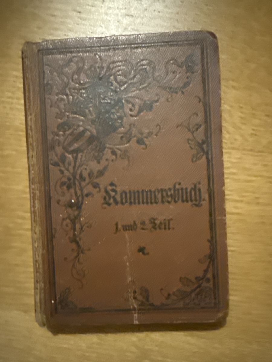 Bücher: Antikes Studentenliederbuch, Kommersbuch, ca. 1900, – Gebraucht aus Neuhausen von DELY