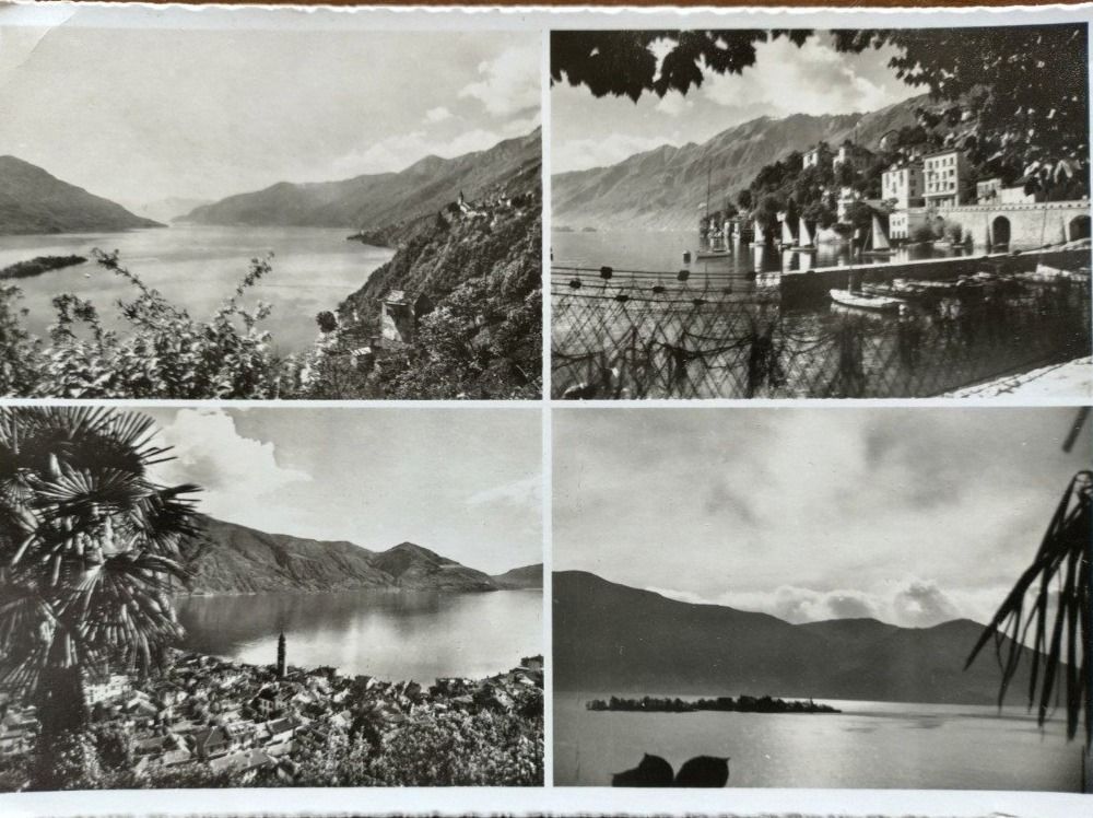 Cartoline postali: Ansichtskarte Ascona 1954 – Usato da Wildhaus venduto da Hukwildhaus 3