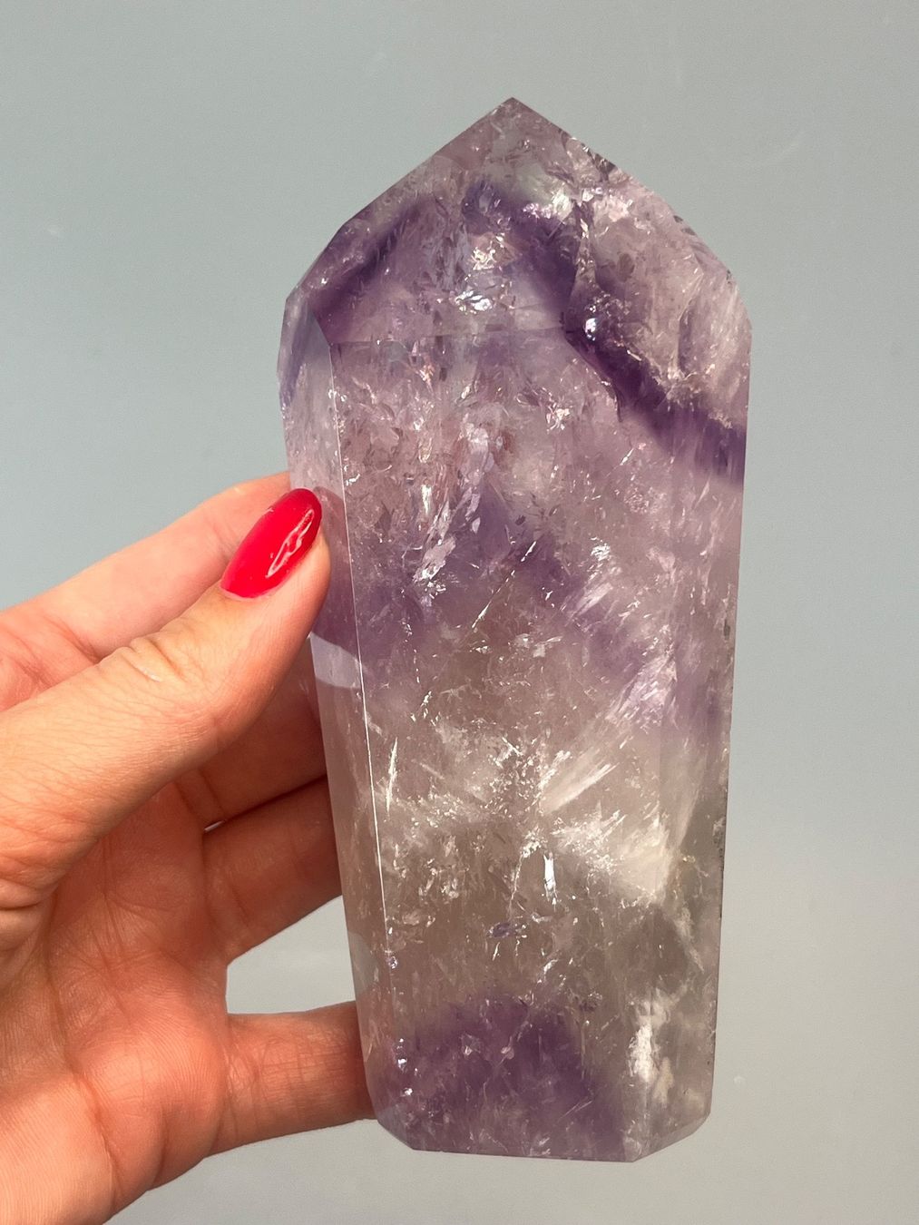 Minerali & Pietre curative: Wunderschöner Phantom Amethyst Kristall - 13cm, 385g – Nuovo e nell'imballaggio originale da Zürich venduto da unique2010 6