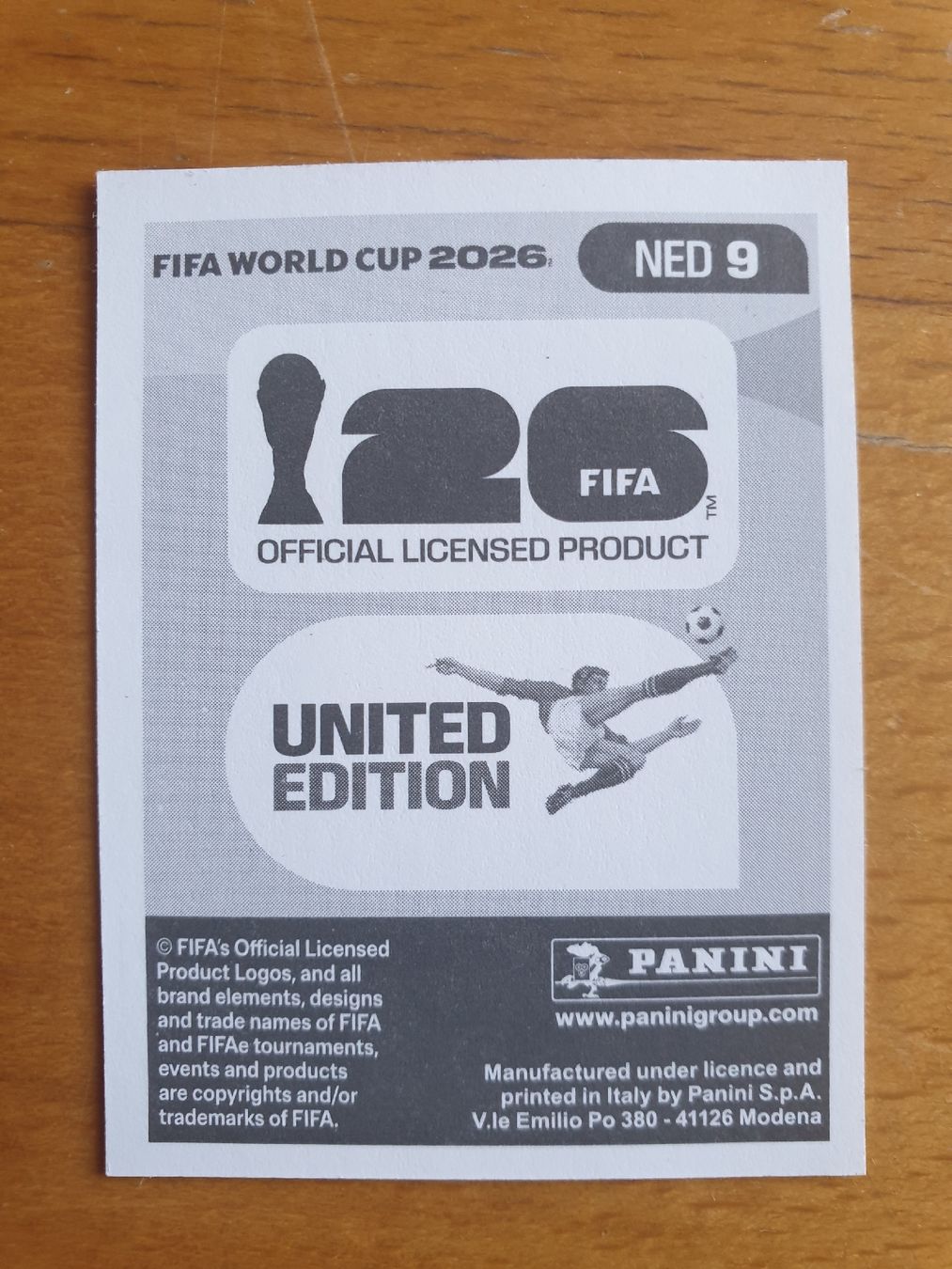 Panini Carte collezionabili: Panini WM 2026 NED 9 VAN HECKE – Nuovo (secondo la descrizione) da Einsiedeln venduto da MGXX 1