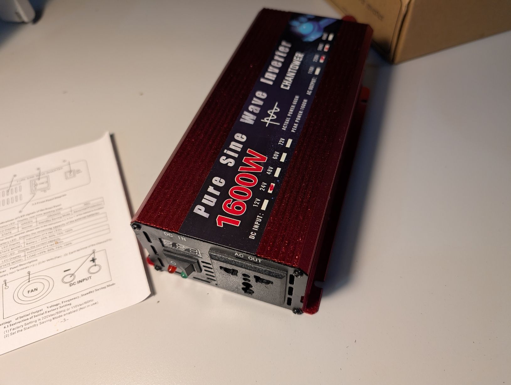 Wechselrichter: Wechselrichter 24V 230V 800W – Neu (gemäss Beschreibung) aus Hinterkappelen von thelars 2