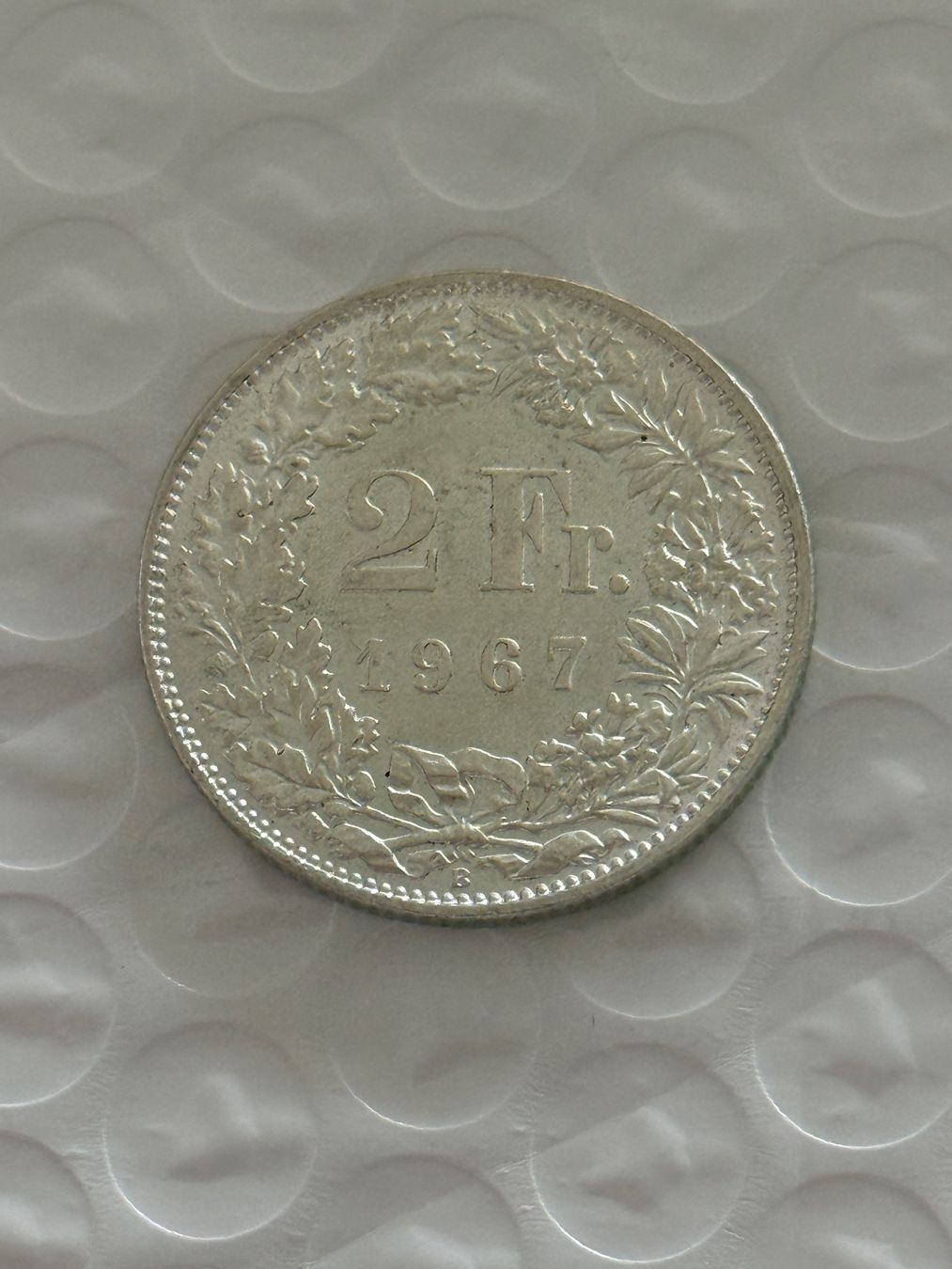 Alle Münzen: 2 Franken 1967  Silber, Unz/Stgl – Neu (gemäss Beschreibung) aus Wallisellen von SWISS_SILVER1