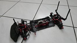 Chassis de voiture RC 1/10 carbone