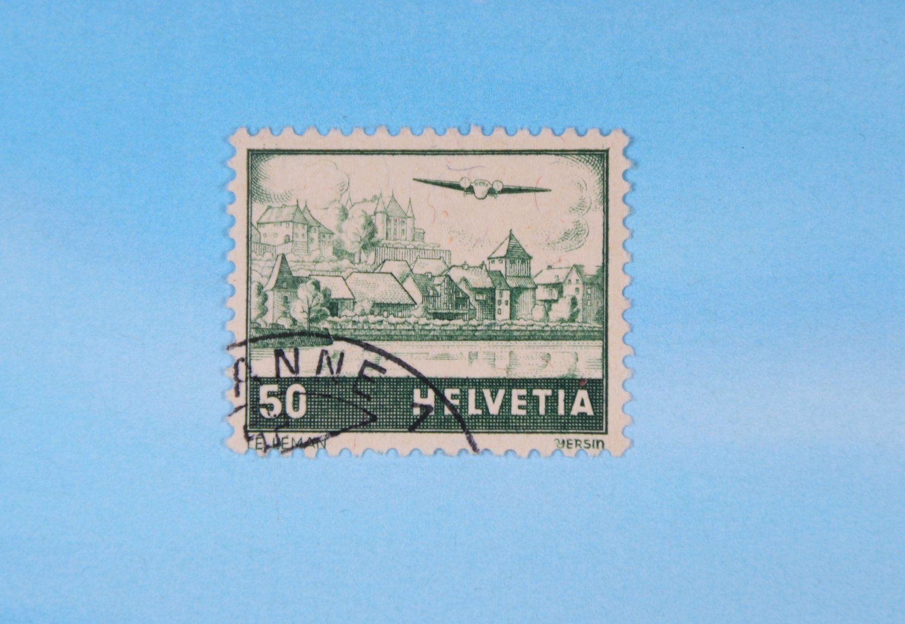Tous les timbres: Flugpostmarke Nr.29 gestempelt – D'occasion à Hettlingen par Scholi99