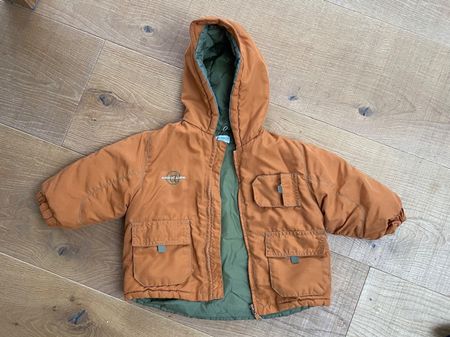 Winterjacke für Chind, Orange, Gr. 80 - Super Zustand!