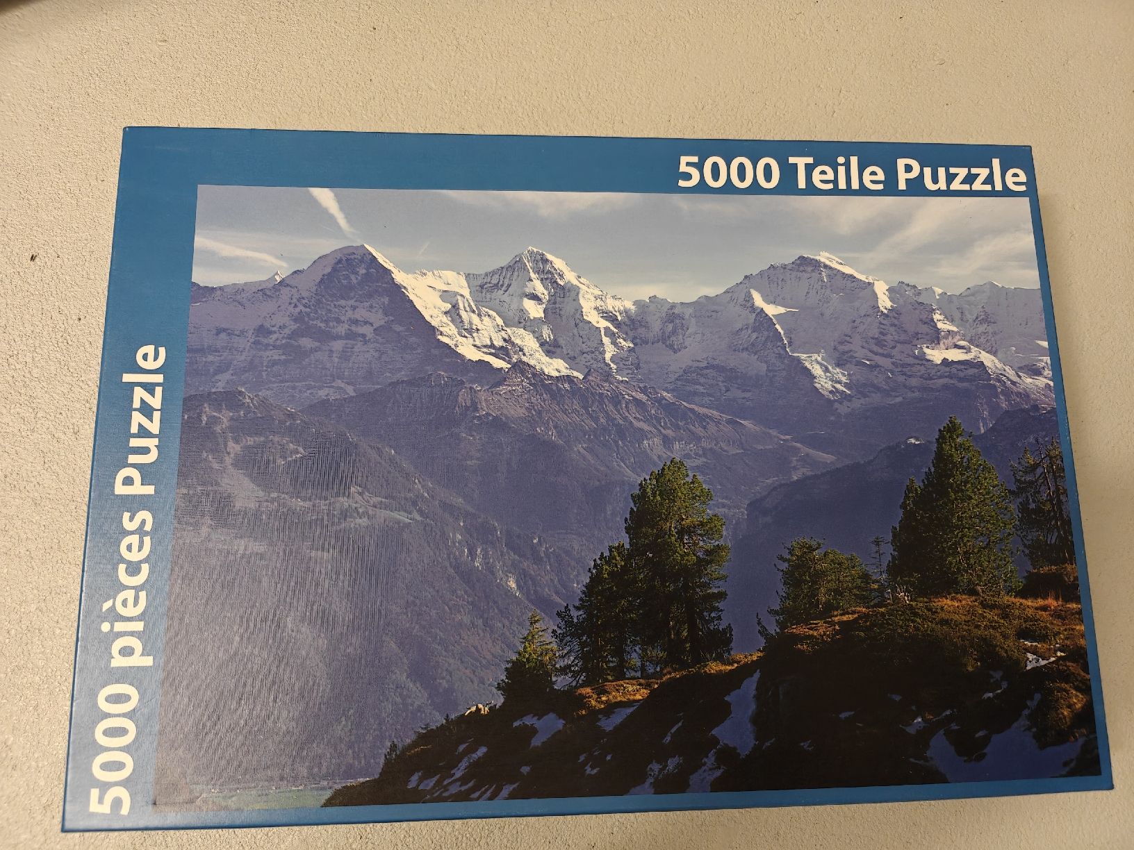 Puzzle: Puzzle, 5000 Teile, Berglandschaft, komplett – Nuovo (secondo la descrizione) da Herdern venduto da Pinky_winki