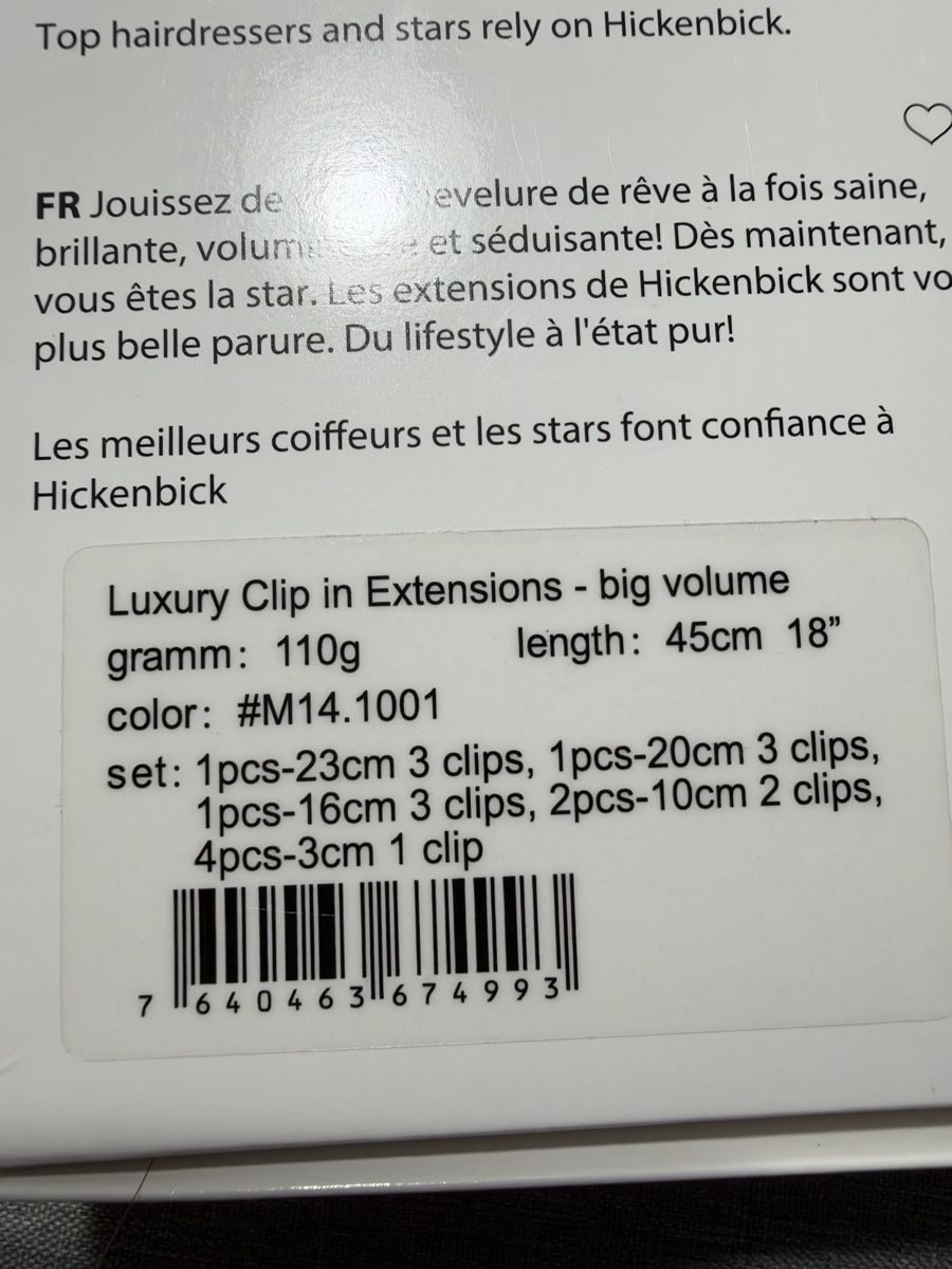 Accessori per capelli: Clip in Extensions 9-teilig – Nuovo (secondo la descrizione) da Dietikon venduto da Eveline1974 2