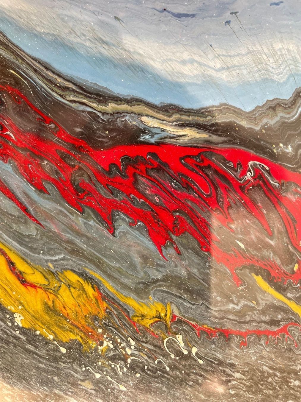 Poster & Bilder: Bild "Blau Rot Gold" – Gebraucht aus Oberrieden von PEGNE 3