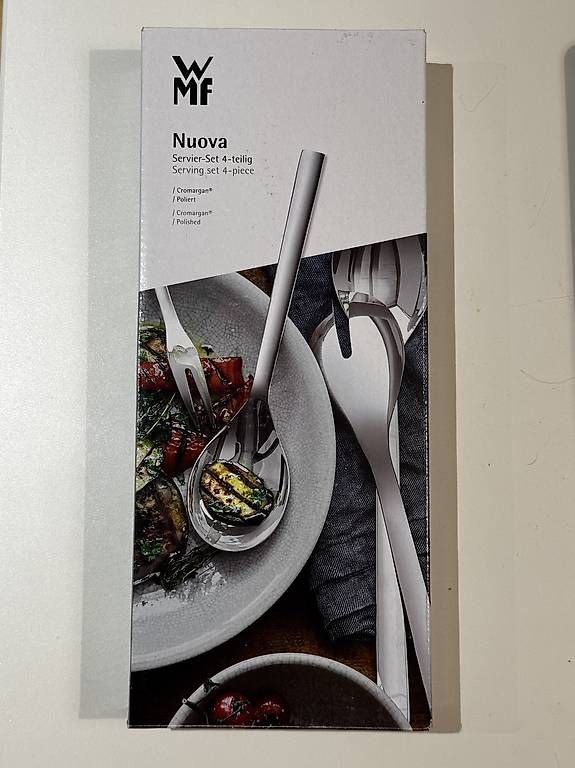 WMF Bestecksets: NUOVA SERVIERTEILE-SET, 4-TEILIG – Neu und originalverpackt aus Bern von mon_2lbl