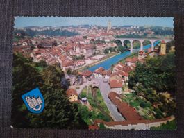 Carte postale ancienne Fribourg vue générale 