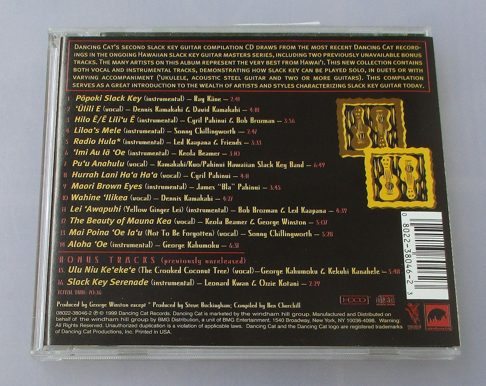 CDs: HAWAIIAN SLACK KEY GUITAR - Volume 2 – Gebraucht aus Wattwil von Muriel11 1