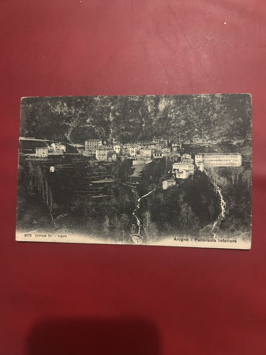 Cartoline postali: Arogno Panorama Inferiore  – Usato da Breganzona venduto da Milesbo