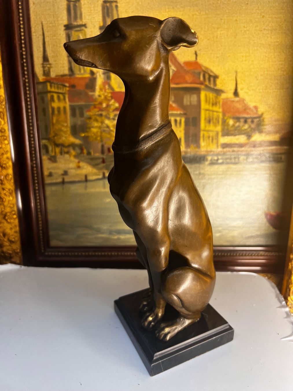 Sculture & Statue: Windhund Top Bronze Figur !!! – Usato da Oberengstringen venduto da Cici7 1