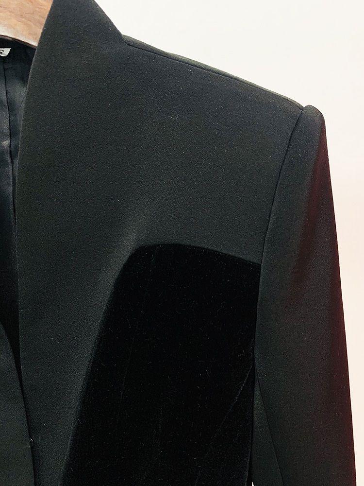 Giacche: Blazer nero stoffa e velluto – Nuovo e nell'imballaggio originale da Zürich venduto da fed_vh9n 7