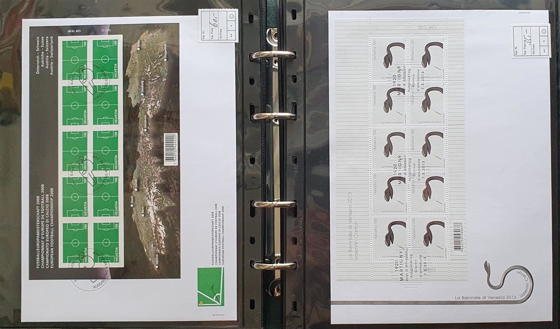 Tutti i francobolli: Kleinbogen-Sammlung auf FDC – Usato da Kreuzlingen venduto da Rschweiz1 6