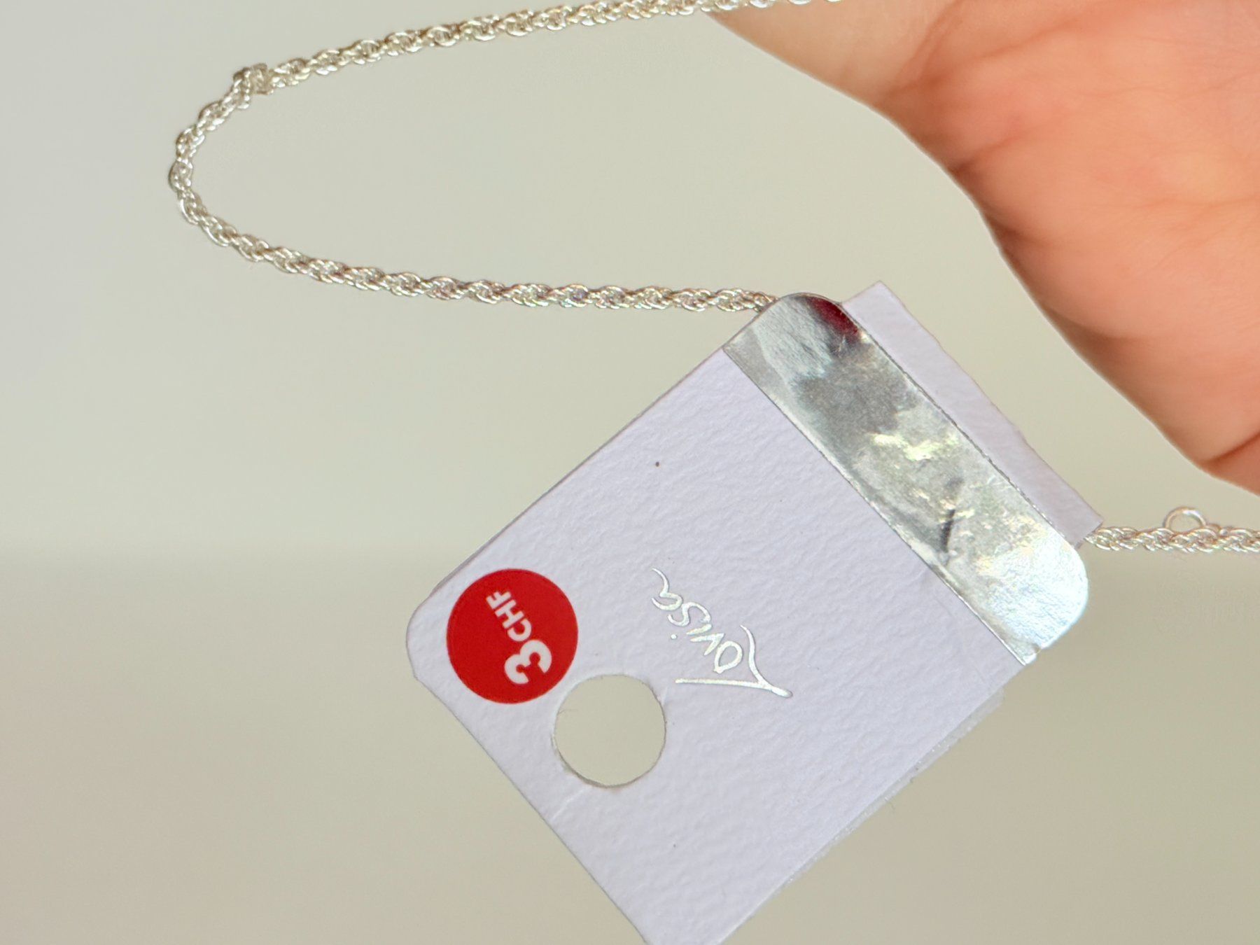 Catenine: Chaîne Lovisa avec étiquette neuve – Nuovo e nell'imballaggio originale da Genève venduto da AGBERG 2