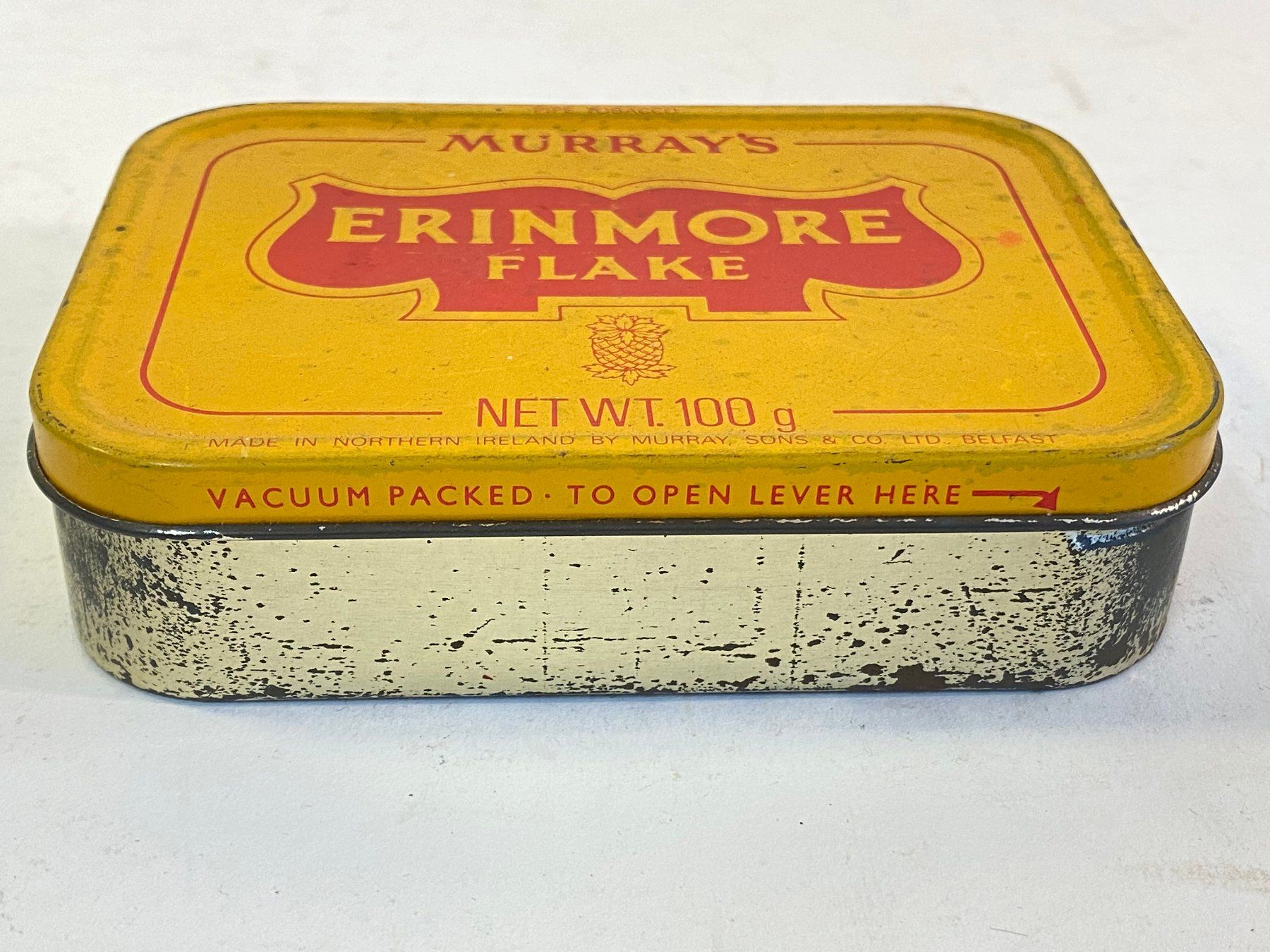 Barattoli: Vintage Blechdose, Tabakdose "Murray's Erinmore Flake" – Usato da Schaffhausen venduto da VintageCity 1