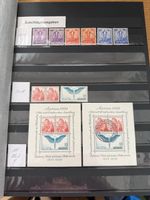 Album mit 15 Seiten Blöcke und Zuschlagsmarken