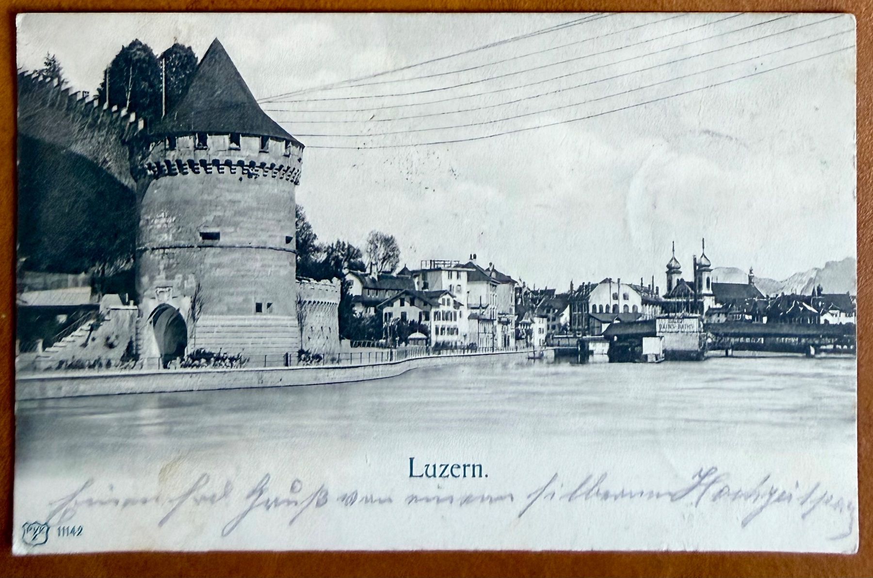 Cartoline postali: Luzern - Nölliturm 1906 – Usato da Lutry venduto da Ediego
