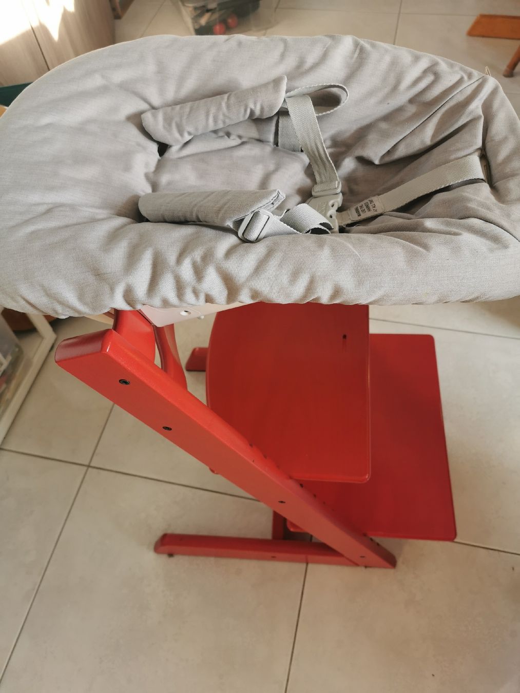 Stokke Seggioloni: Stokke Newborn Aufsatz grau – Usato da Brunnen venduto da JJaime 2