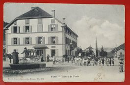 Buttes 1907 - Bureau de Poste, belebt