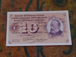 SUISSE  10  Francs  1955  (3979)  Billet