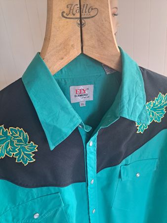 ELY DIAMOND Western Hemd Vintage XL 54 Linedance Cowboy